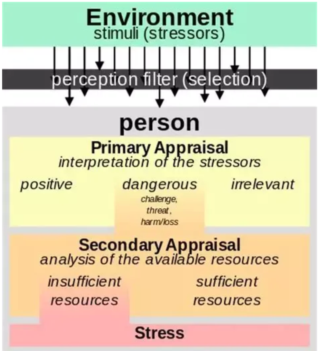 Modéle théorique de l'apparition du stress